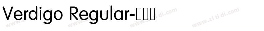 Verdigo Regular字体转换